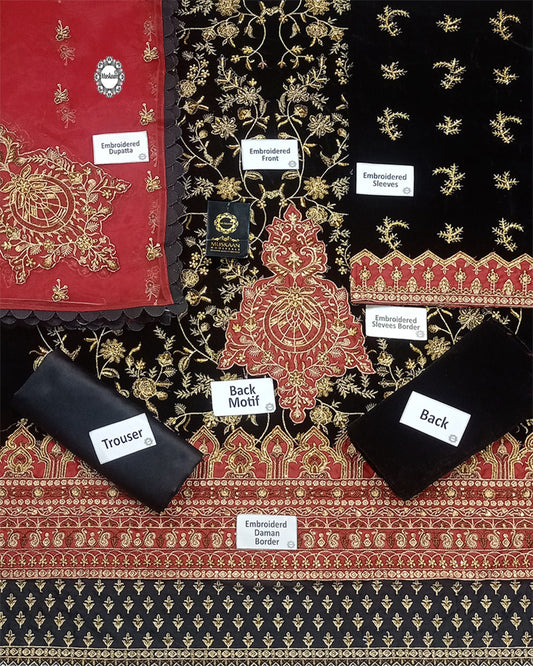 Zainab Chotani velvet formal collection