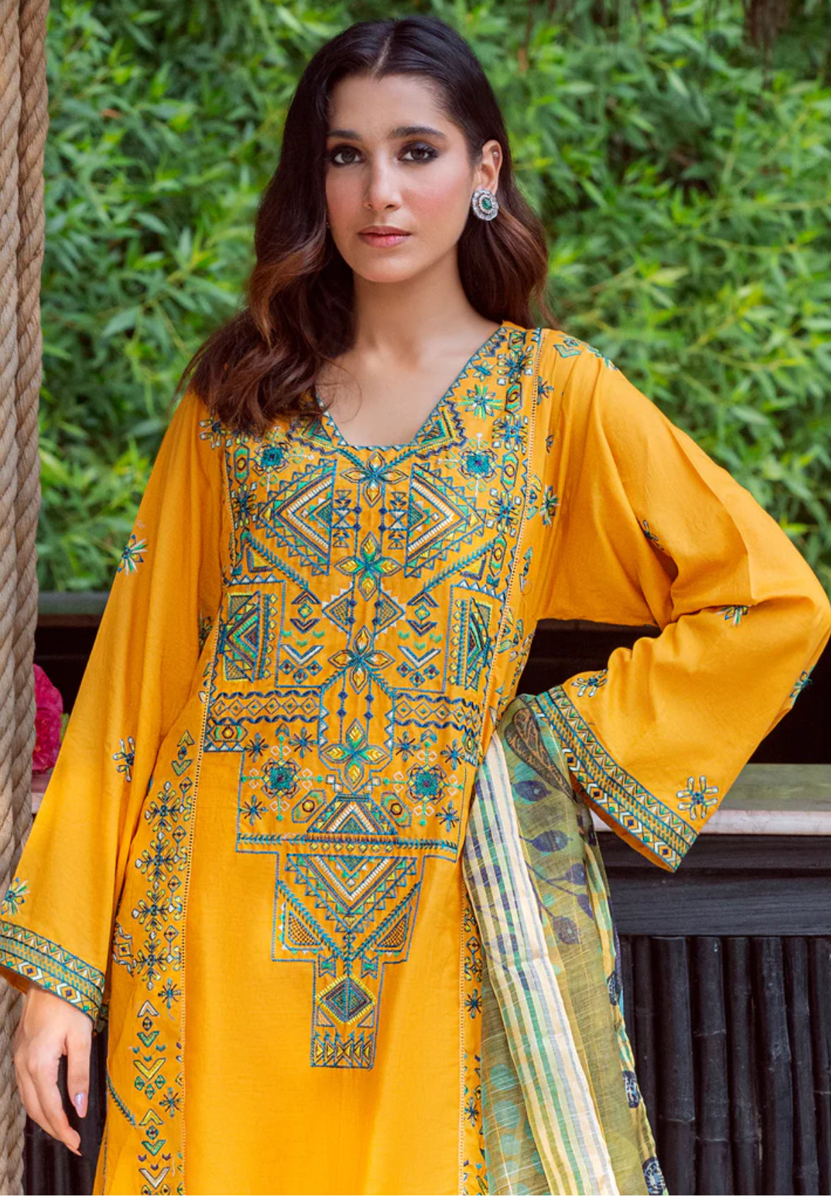Two piece yellow