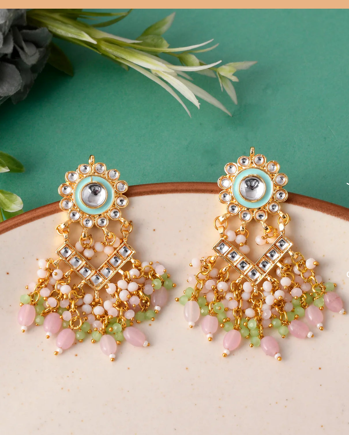 Kundan earings
