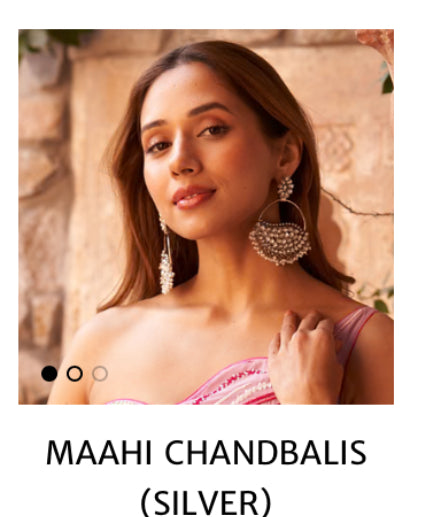 Maahi chand balis silver