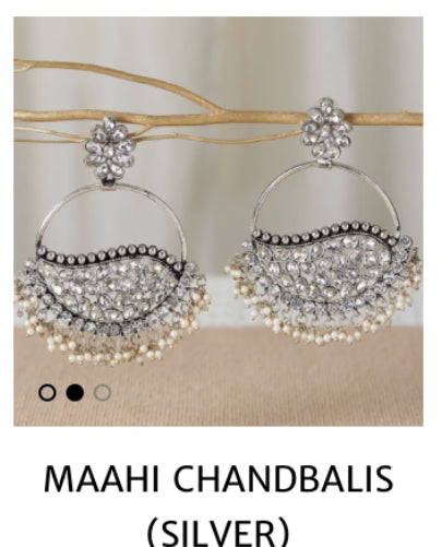 Maahi chand balis silver