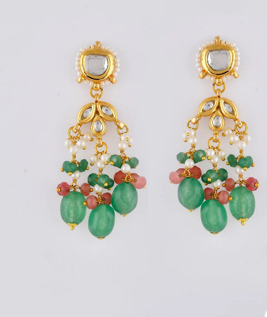 green earings